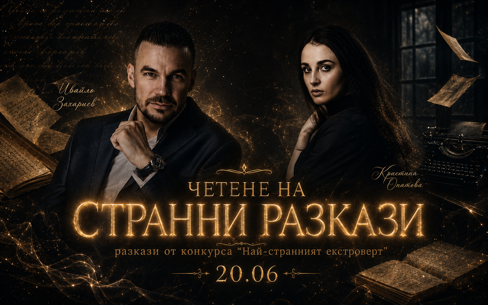 Четене на странни разкази | С Ивайло Захариев и Кристина Опатова
