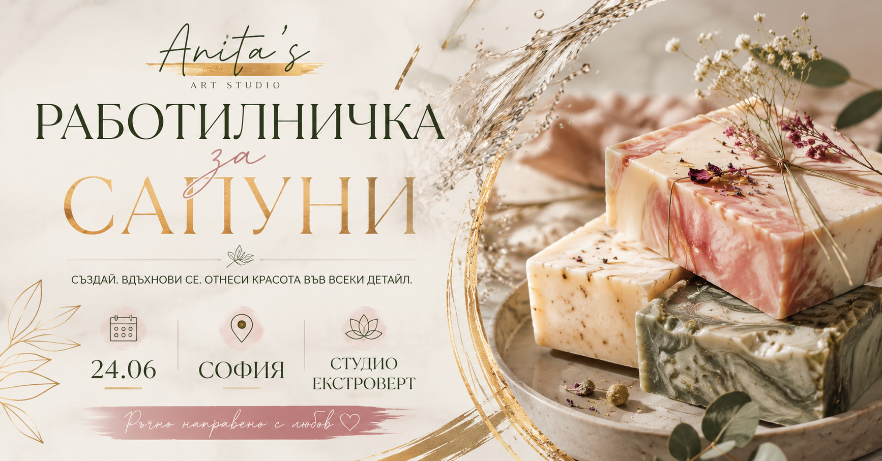 Сапунена работилничка | с Anita's Art Studio