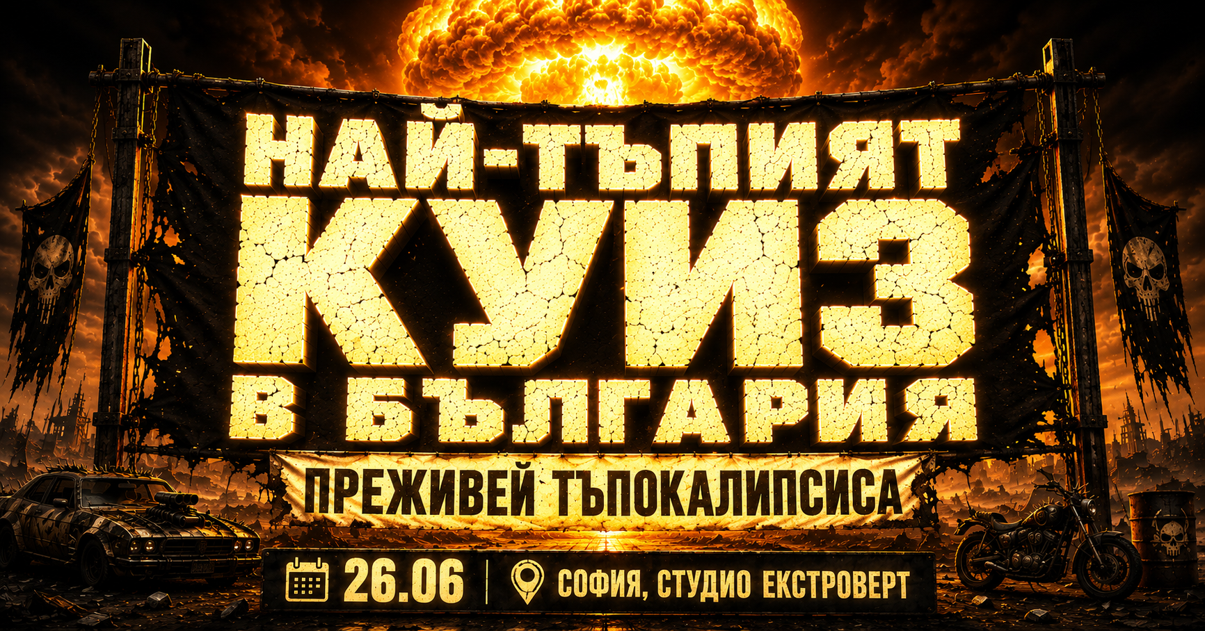 Най-тъпият куиз в България | Преживей тъпокалипсиса