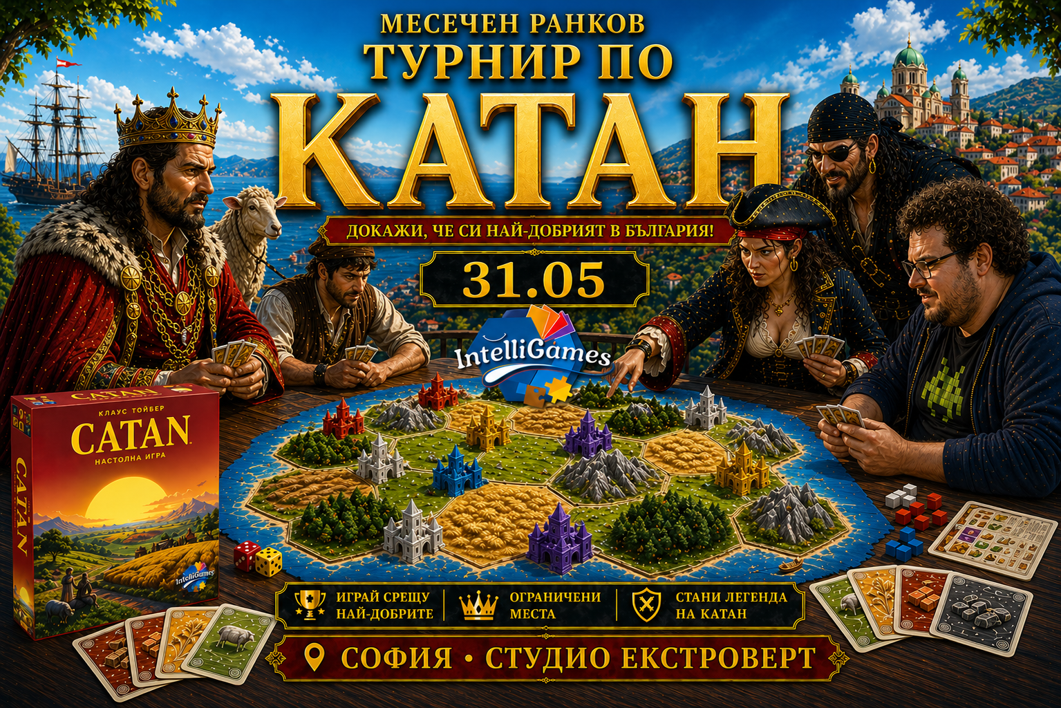Официален турнир по Катан
